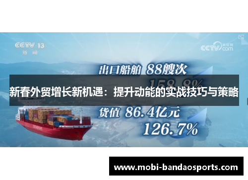 新春外贸增长新机遇:提升动能的实战技巧与策略 新春外贸增长新机遇:提升动能的实战技巧与策略