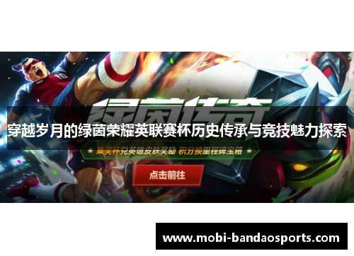 穿越岁月的绿茵荣耀英联赛杯历史传承与竞技魅力探索